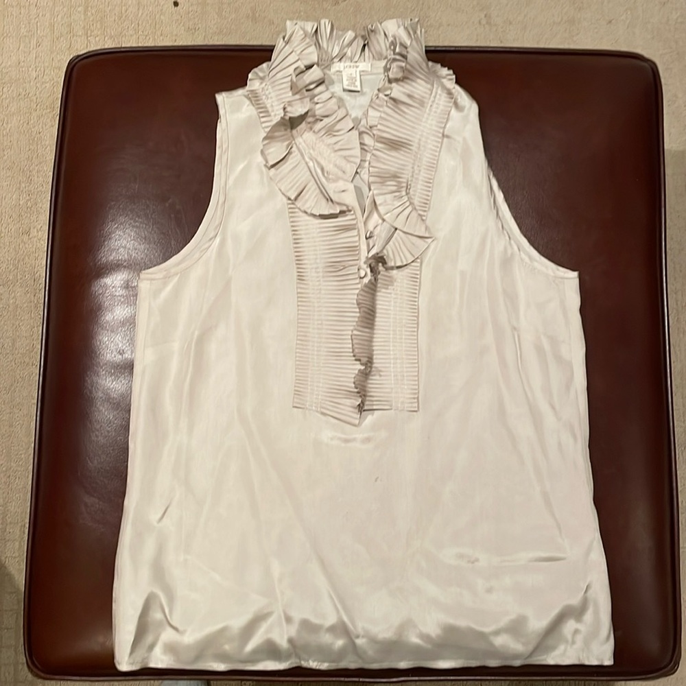 J Crew Cream/ Women’s Blouse / Top - Sz Small